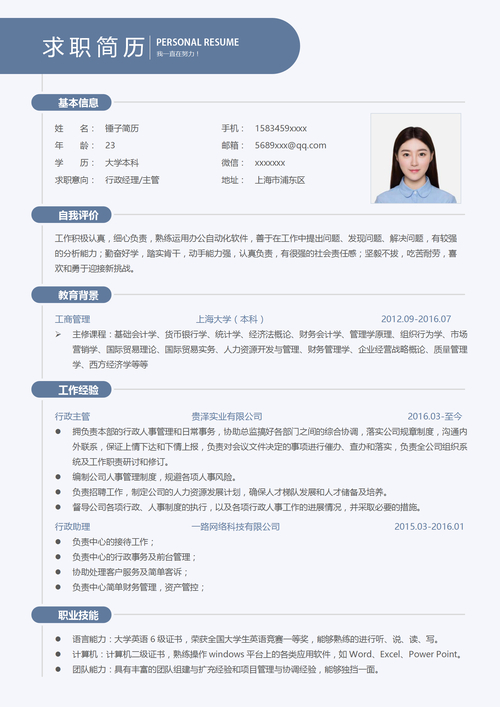 资深人力资源管理专家：枣庄甘霖的专业简历(图1)