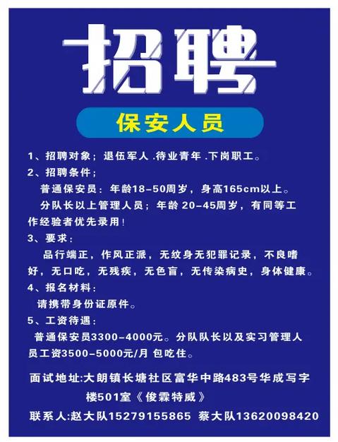 专业园区保安人员招聘：打造一支保障园区安宁的精锐之师(图1)