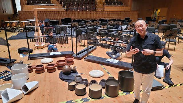 【上海国际乐器展】谭盾《武林》系列音乐作品全球首演，谭白谈剑术诠释中华文化(图1)
