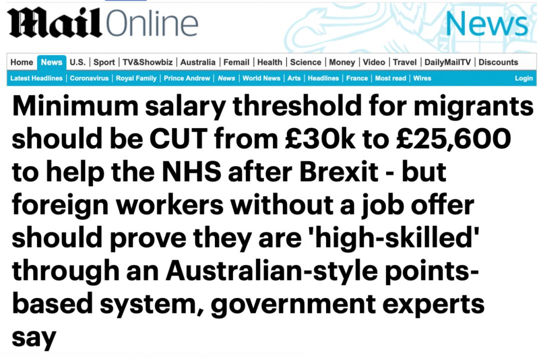 重磅！鲍首相积分移民制被否，英国拟大降工签门槛，促移民去偏远地区！(图5)
