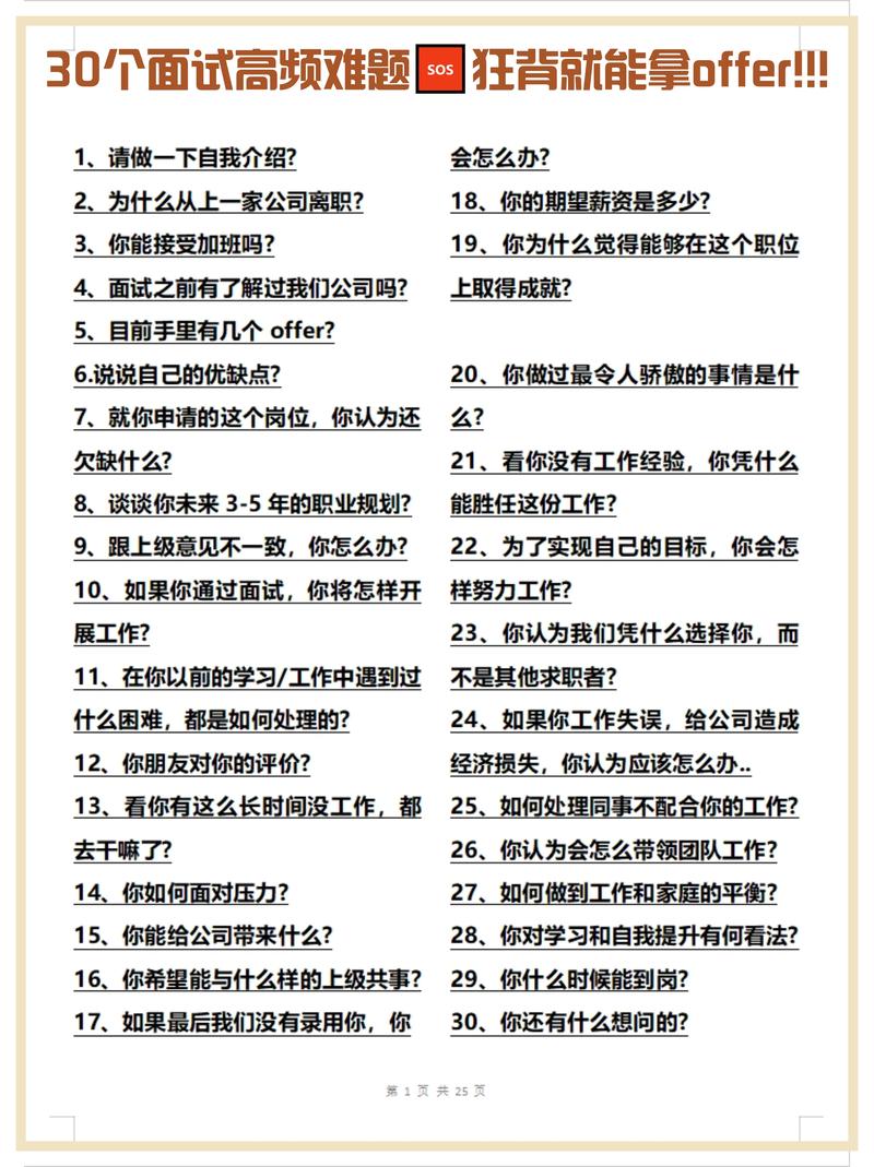 值得一读的面试技巧和注意事项(图1)