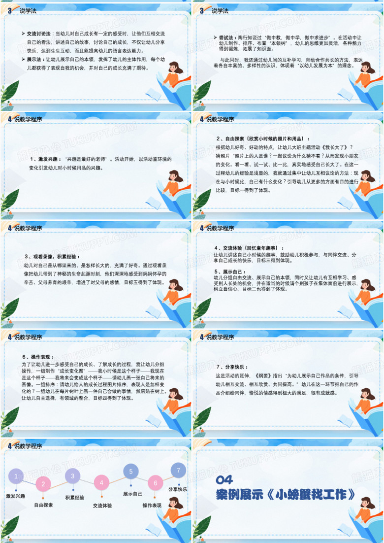 幼儿园教师说课培训该如何说课PPT模板(图4)