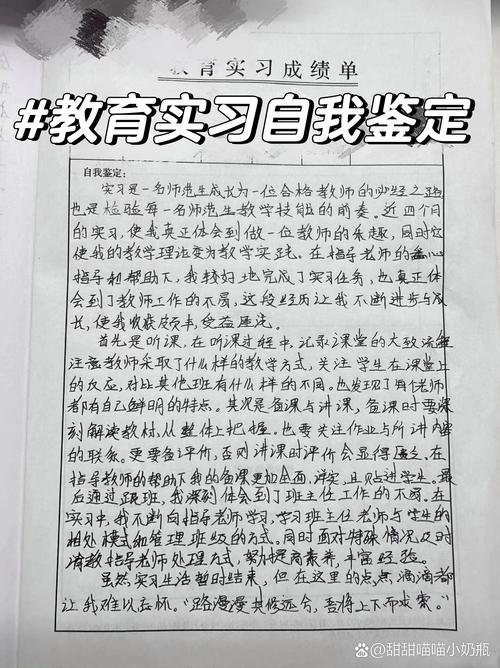 实习报告自我鉴定2025(图1)
