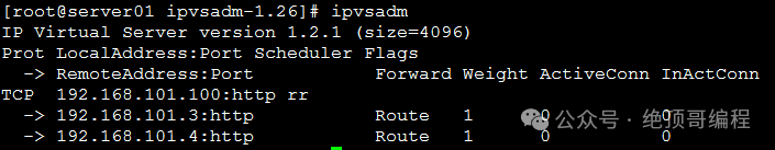 0基础1快速入门,LVS+Nginx负载均衡!(图13) 0基础1快速入门,LVS+Nginx负载均衡!(图13)